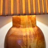 Grande lampe grès années 60