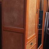 1930s beech wardrobe