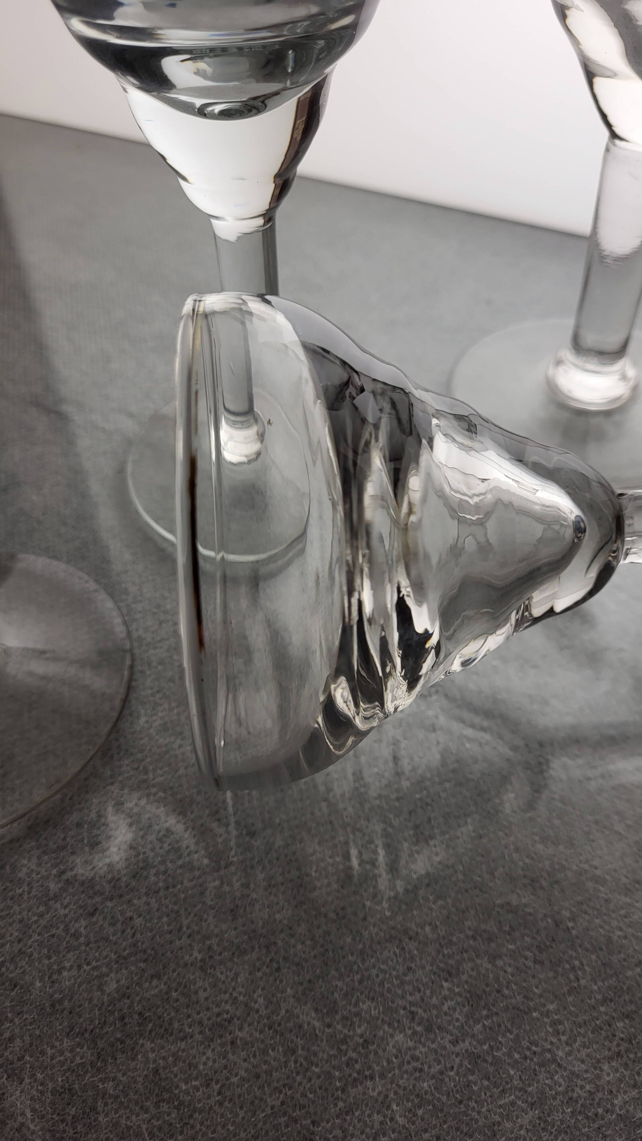 6 bistro glasses Late 19th Early 20th