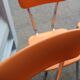 Lot de 2 chaises orange