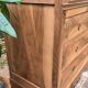 Louis-Philippe chest of drawers in solid walnut
