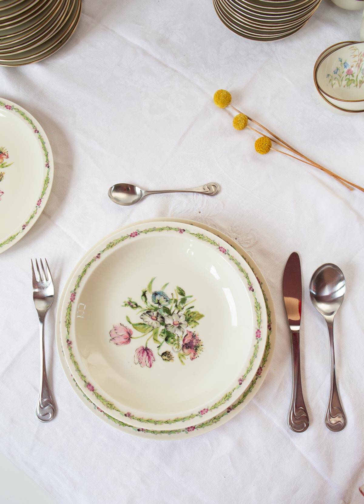 Rosenthal cutlery set. Asimmetria. Bjorn Wiinblad for 4 (8 pieces)