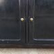 Old black buffet wood tray patina