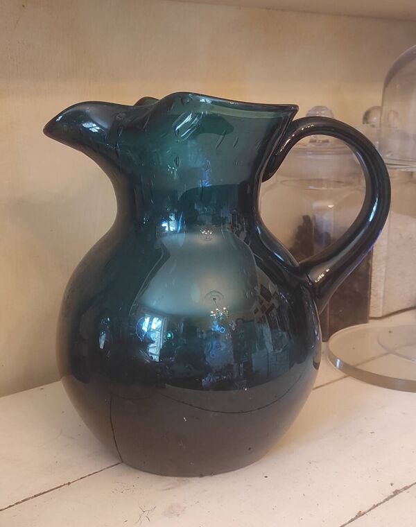 Pichet verre soufflé XXL