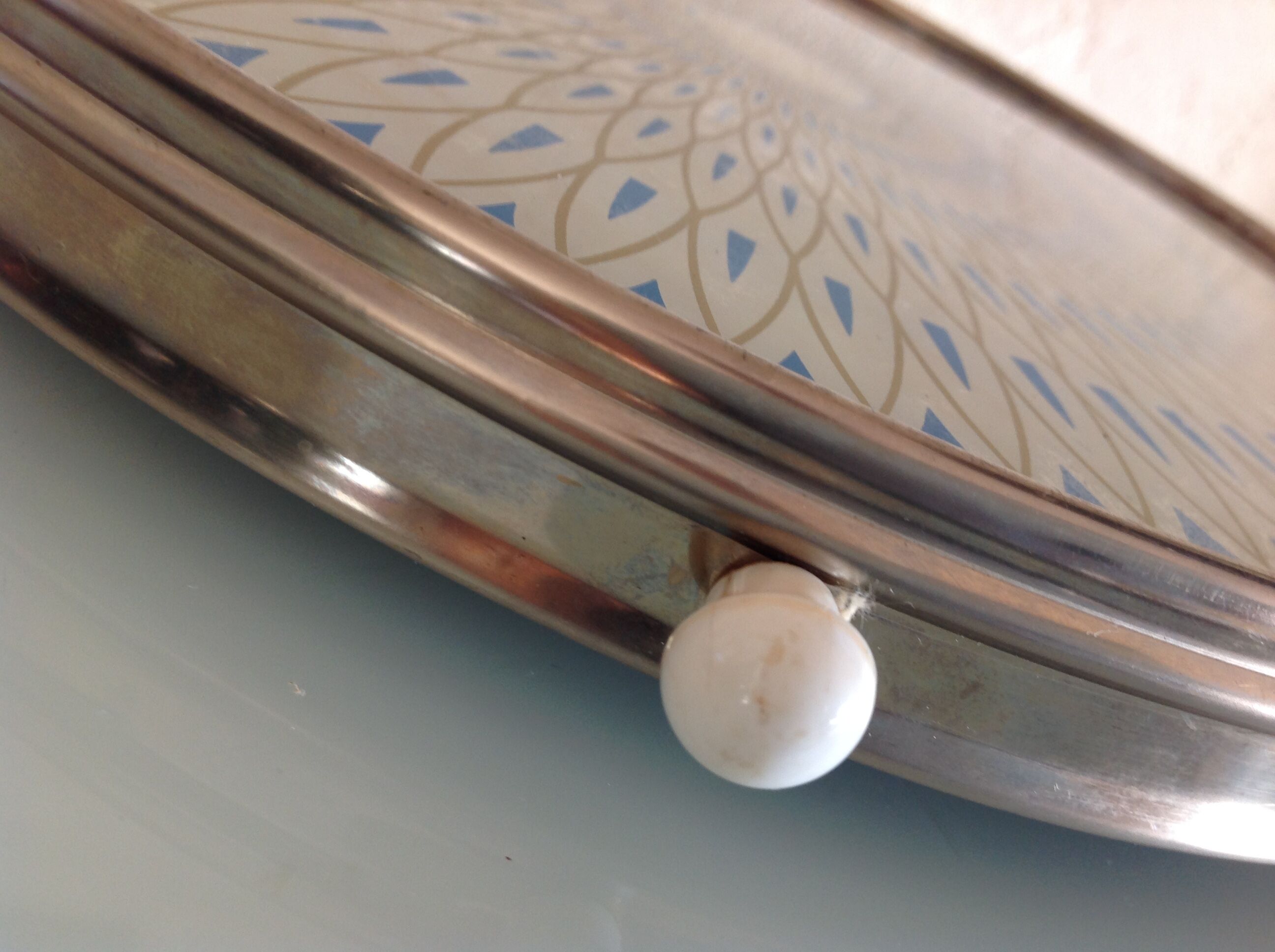 Cake or pie tray / vintage 60s-70s