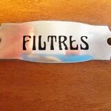 Varnished wood coffee filter holder