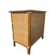 Rattan chest of drawers with 3 drawers