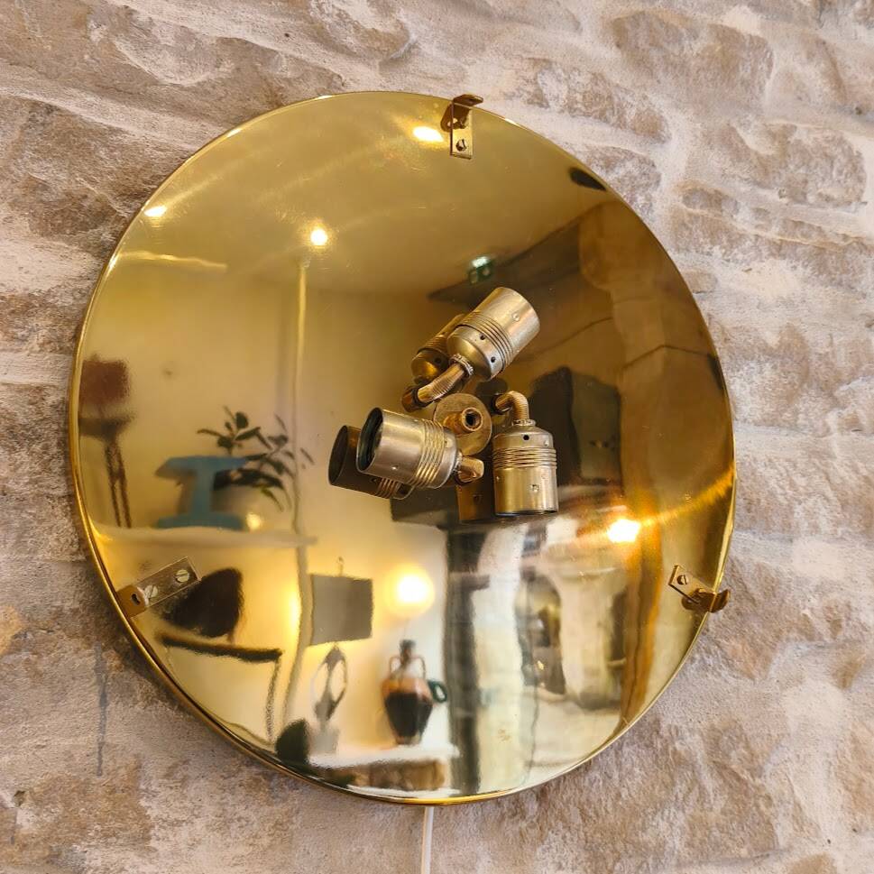 Large wall light / ceiling light in Murano glass, design by Carlo Scarpa, Venini.