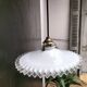 Opaline glass pendant light