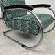 Fauteuil en acier tubulaire par Tubax