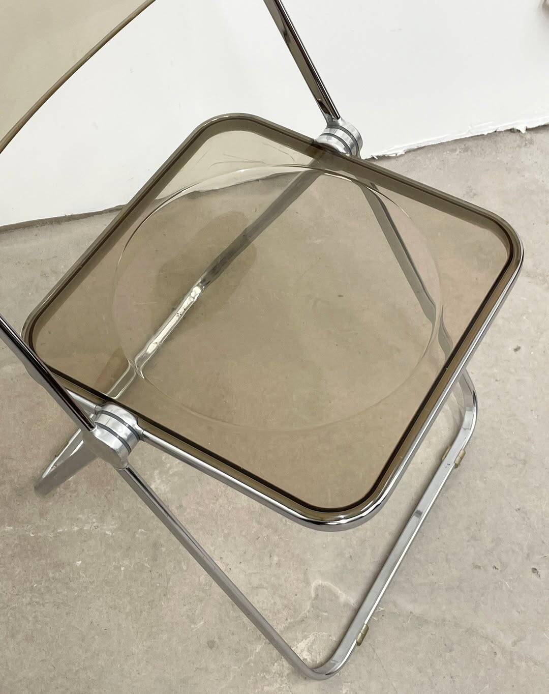 Plia chair, Giancarlo Piretti, Anonima Castelli