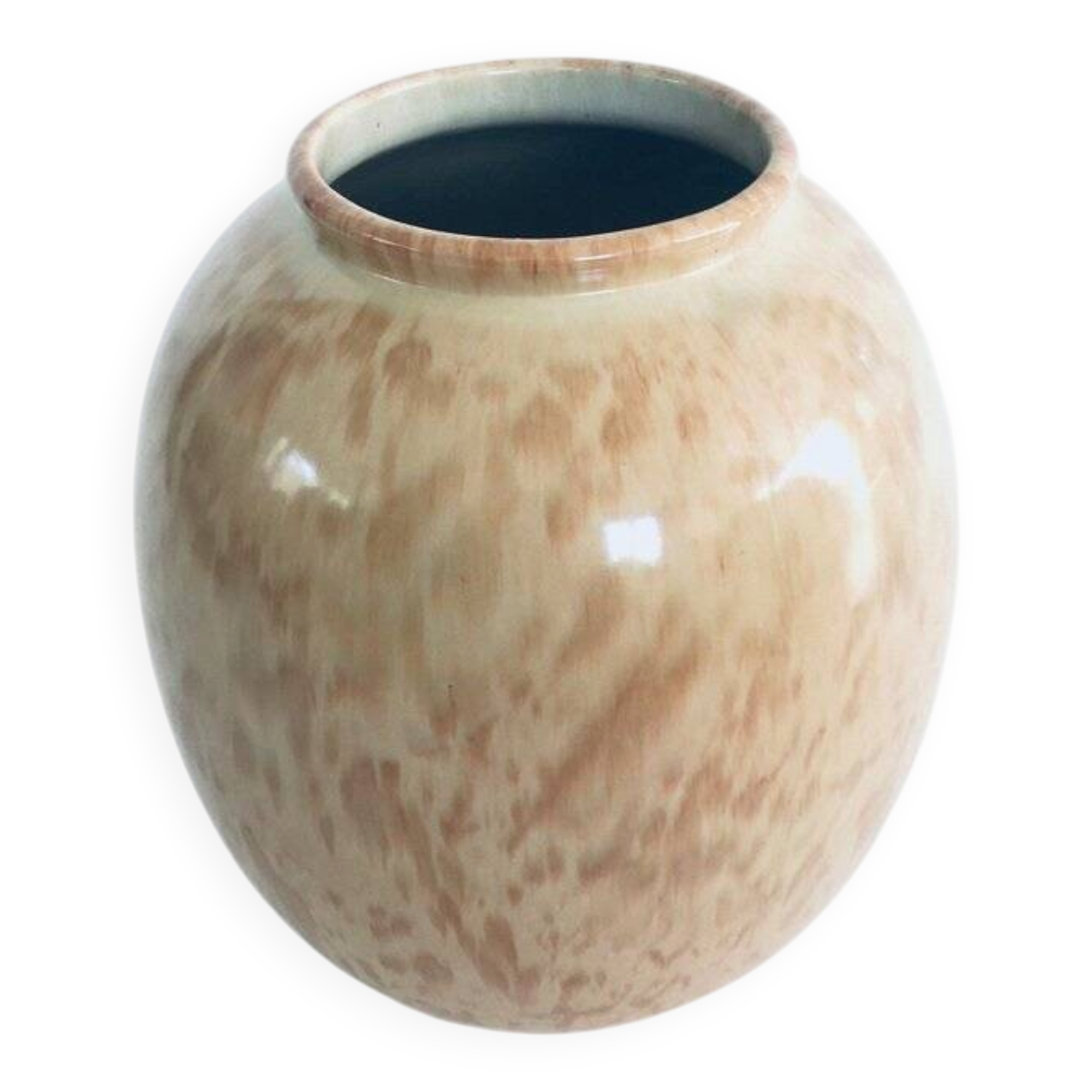 Ceramic Vase Rubra by Wim Visser for Petrus Regout Maastricht, Netherlands, 1954