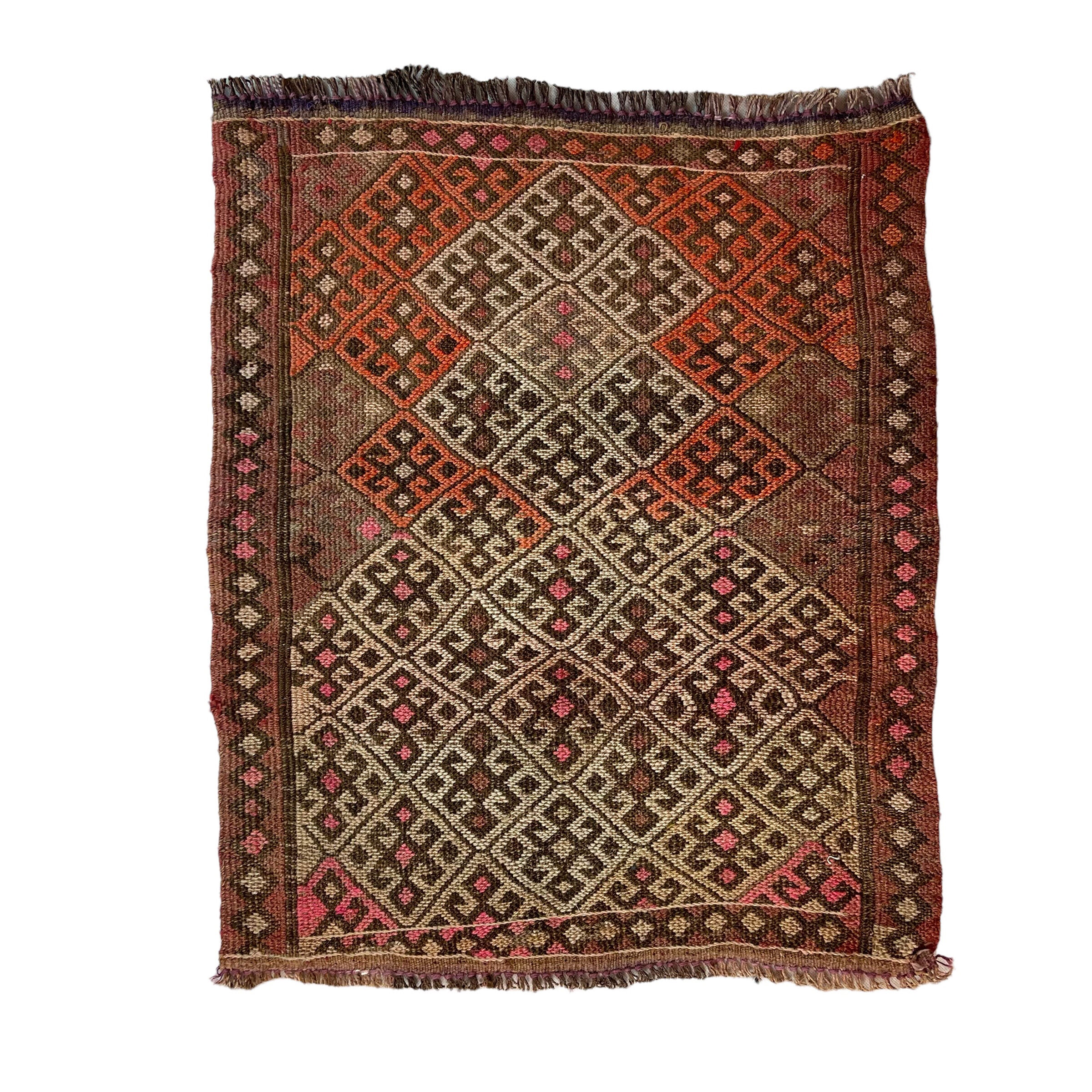Coureur Kilim Turc Vintage, 63 x 54 cm