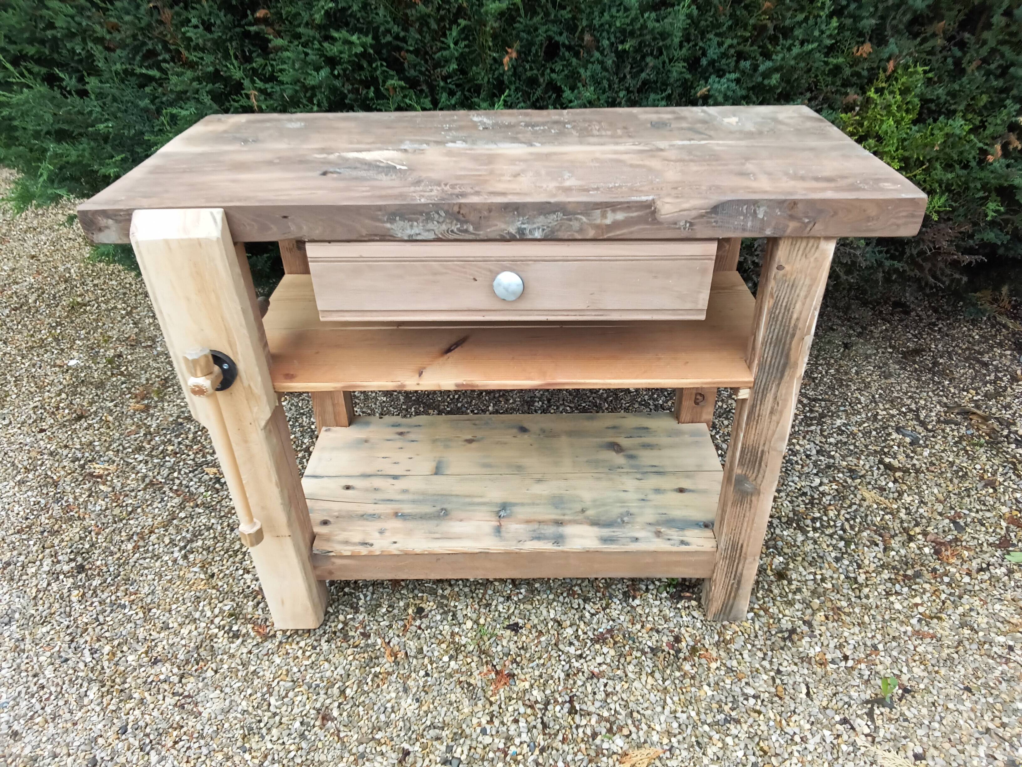 Solid wood table