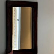 Vintage wooden mirror – moulded frame – 1950s/60s