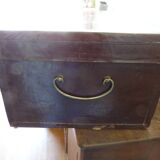Old asian trunk leather