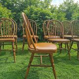 Set of 8 Baumann bistro chairs