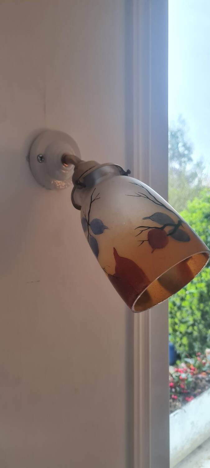 Daum nancy glass paste wall lamp