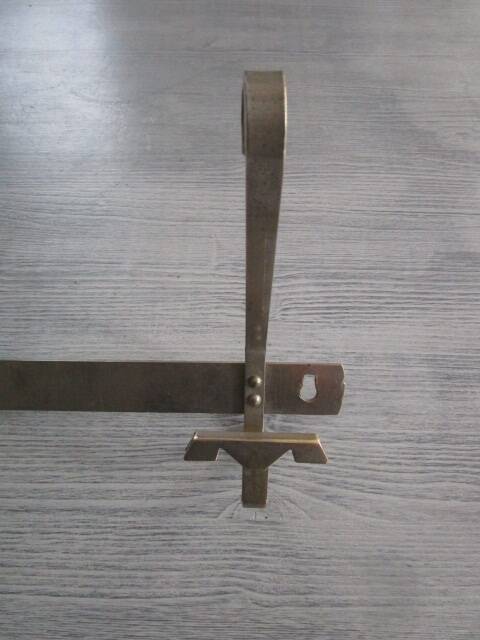 Art Deco coat rack in chromed metal