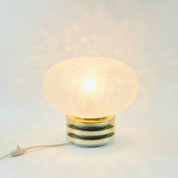 Lampe de table en verre Mid Century/Espace Age de Doria, Allemagne, années 1960.