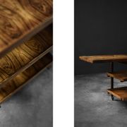 Desserte danoise vintage en palissandre