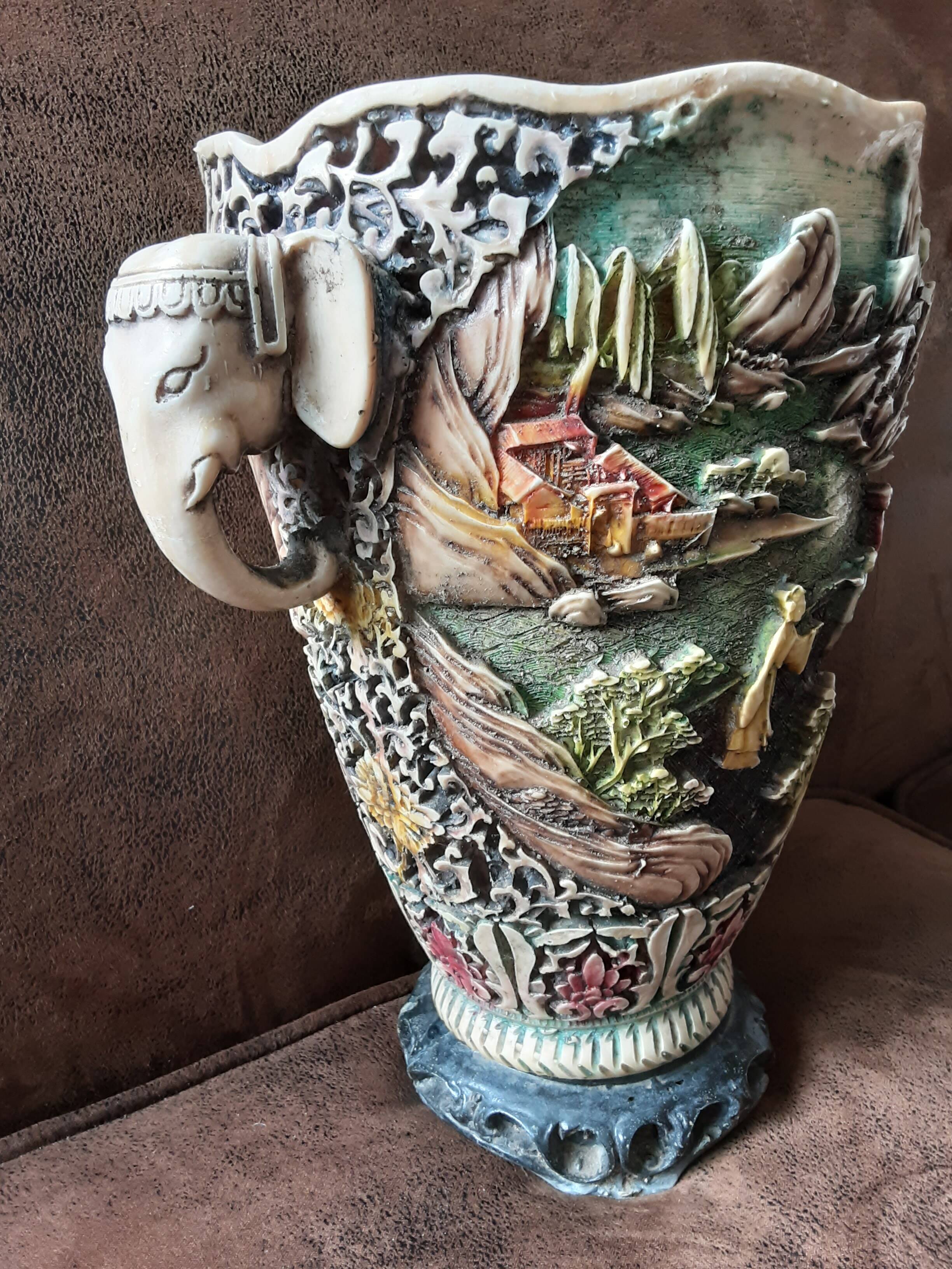 Large Asian vase