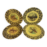 Decorative plates Vallauris era Picault Capron Derval