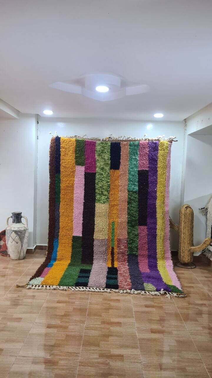 Handmade Berber wool rug 250x150 cm