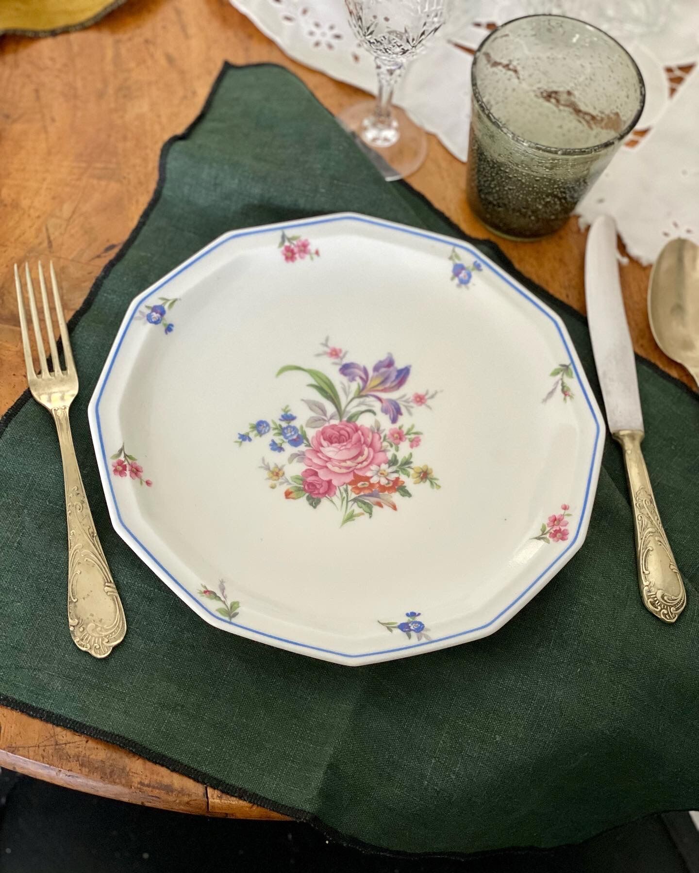 Flat plates limoges porcelain
