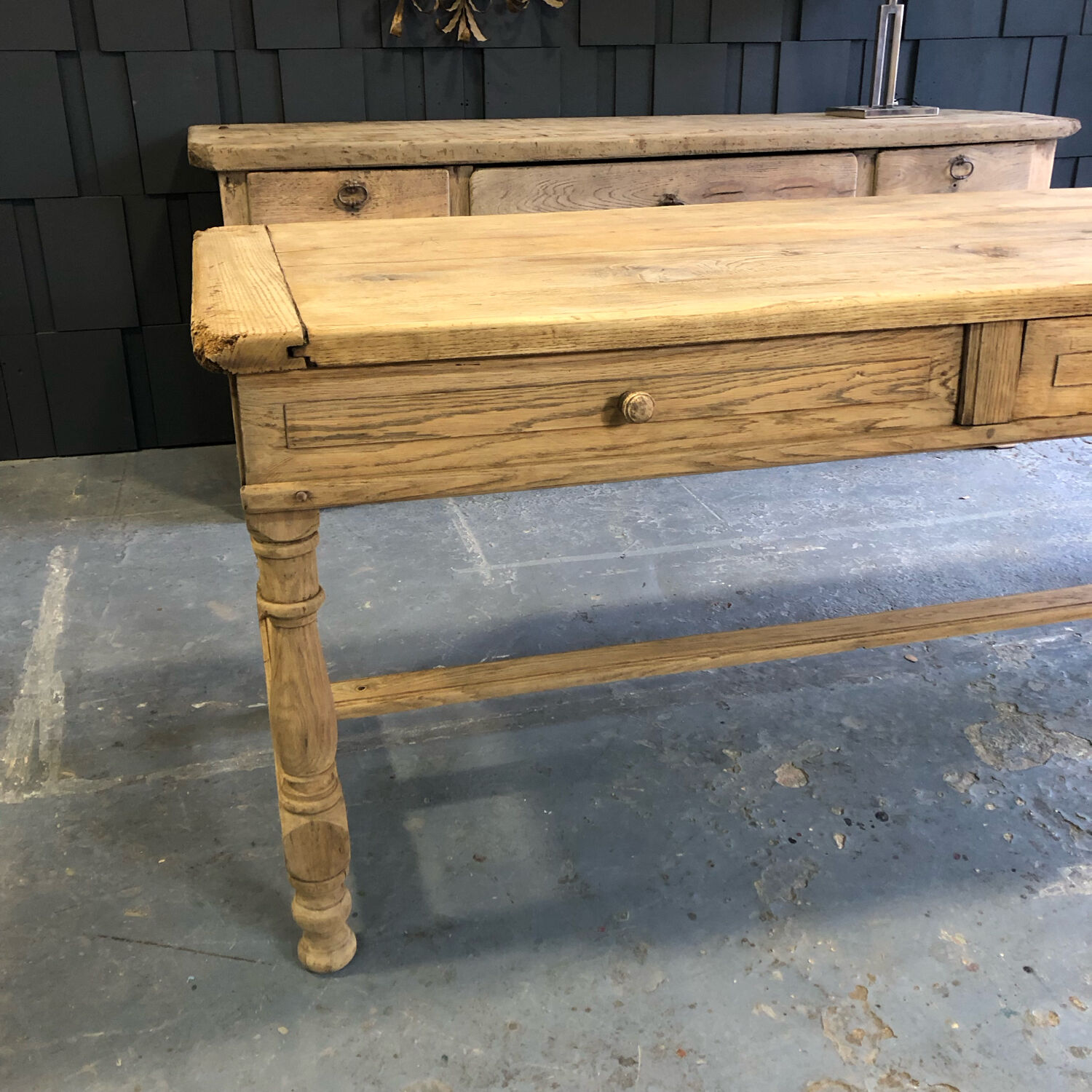 Oak farmhouse table XIXth