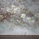 Peinture sur toile fleurs en prairie