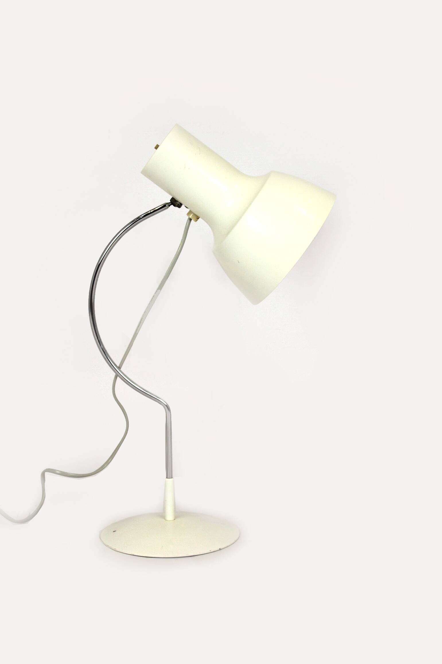 White Table Lamp by Josef Hurka for Napako, 1960s