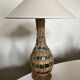 Lampe en osier Provence 1960s