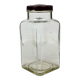 Glass candy jar
