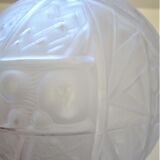Globe verre boule Muller Frères Art Déco années 30