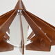 Suspension en bois du milieu du siècle/drevo humpolec, tchécoslovaquie, années 1970