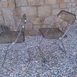 2 chaises pliantes design Giancarlo Piretti pour Castelli