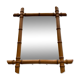 Bamboo wood mirror