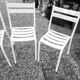 6 iron garden chairs