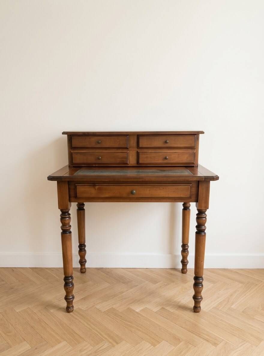 Bureau bonheur du jour style Louis Philippe en bois