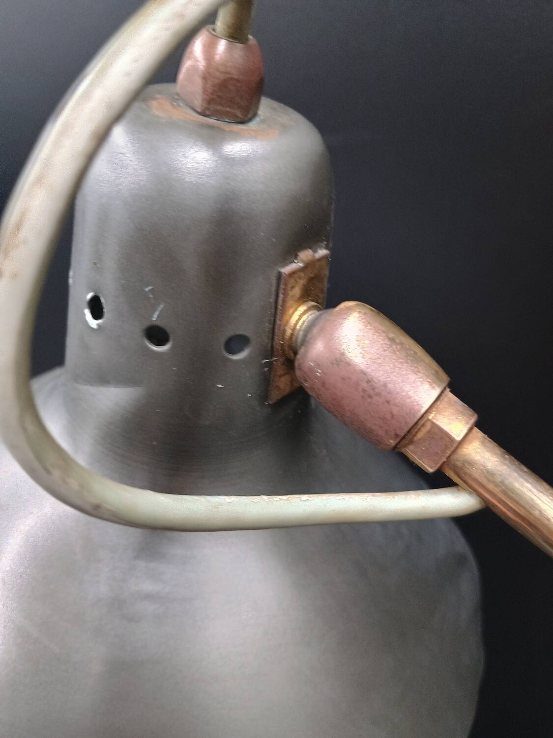 Industrial lamp Caillat Edition 1960 by Jean Boris Lacroix designer