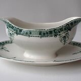 Saucière ancienne - Manufacture Sarreguemines Digoin modèle Verdun