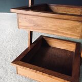 Mid-Century Oak Magazine Holder, Belgium, 1950s