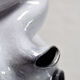 French ceramic glazed sculptural table lamp, 1970s