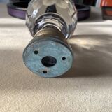 19th century crystal and bronze staircase ball