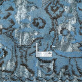 tapis Hand-knotted distressed oriental 1980s 170 cm x 300 cm blue rug