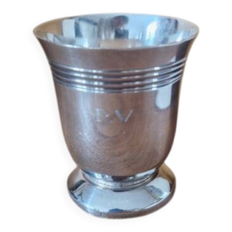 Maitre Orfèvre : Gallia pour Christofle - Timbale en métal argenté