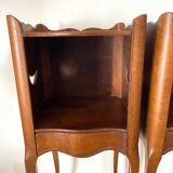 Pair of old louis XV style bedside tables