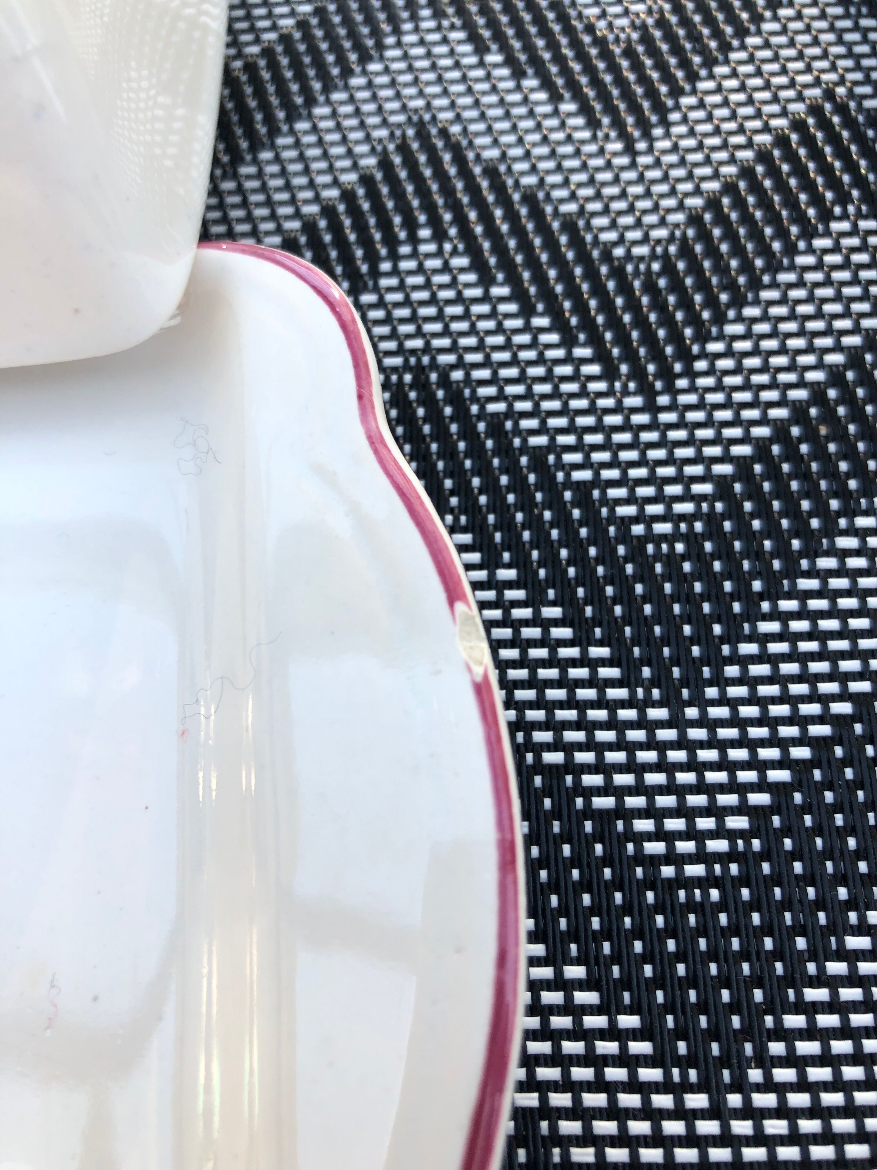 Luneville butter dish