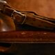 Hungarian calf leather lounge chair